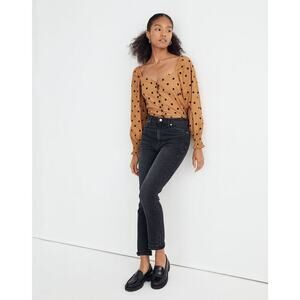 Madewell The Girljean in Darrel Wash‎ Black Jeans Womens size 28